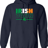Ipa Lot When I Drink Alcohol Distressed Graphic Hoodie - Navy