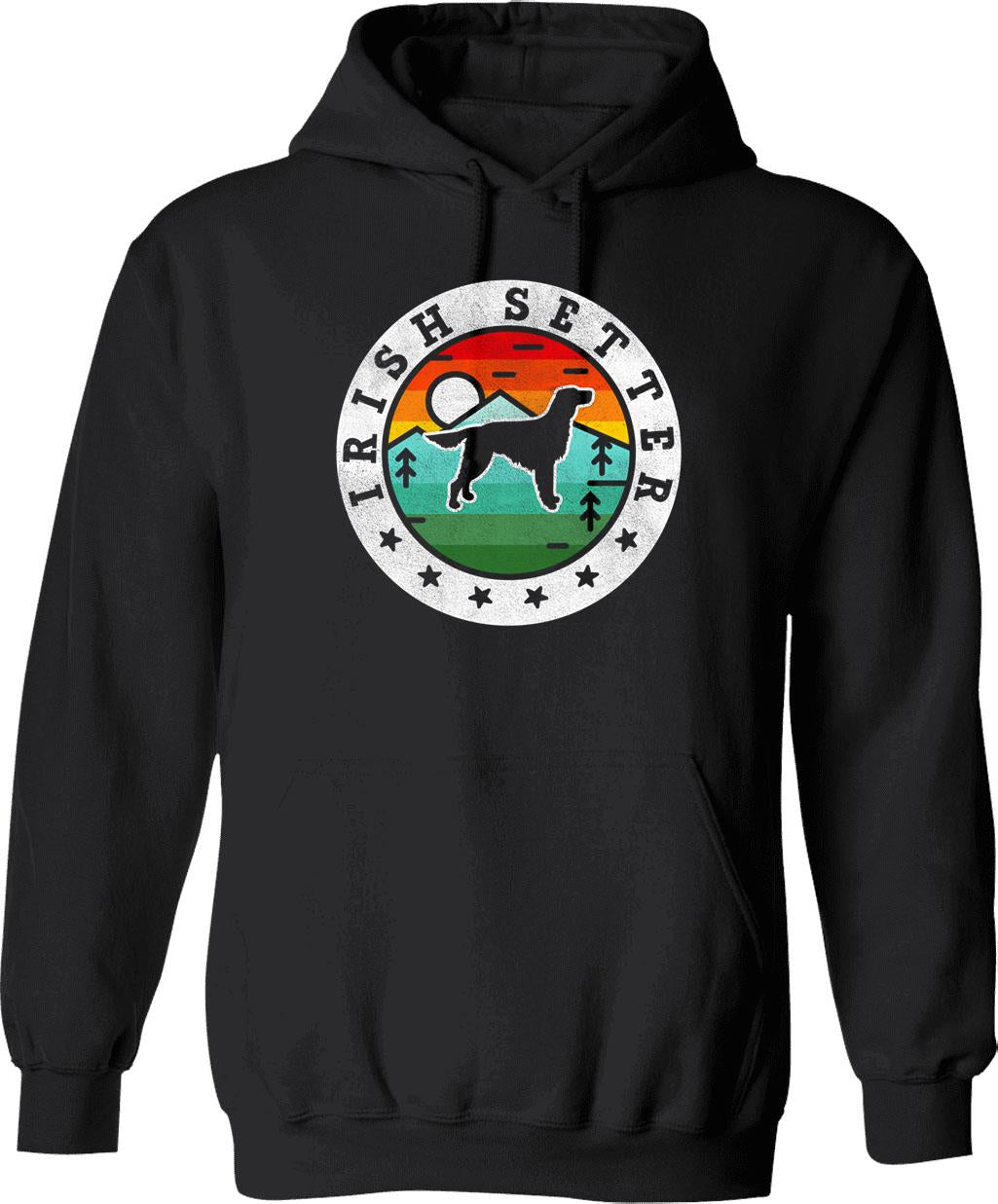 Irish Jawn Hoodie - Retro Graphic Pullover Hoodie for Men & Women - Black