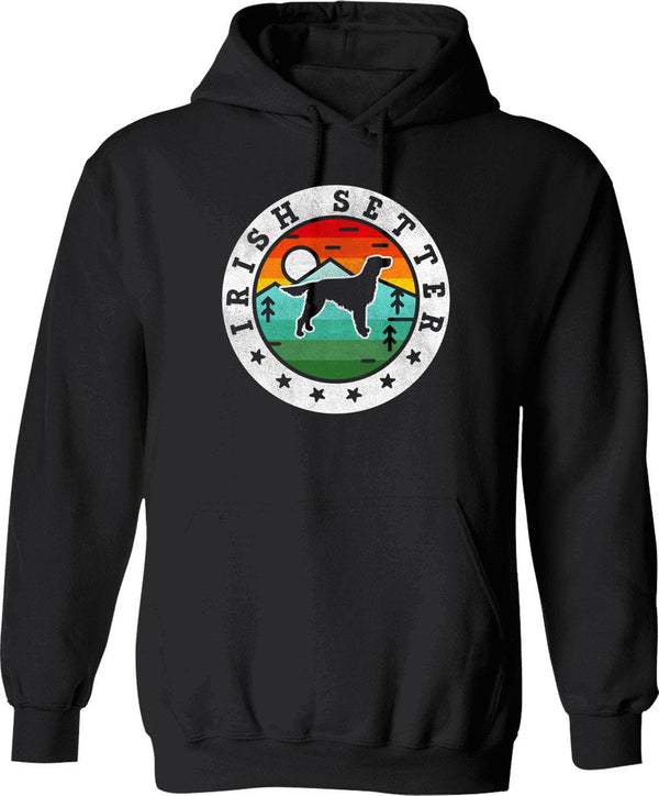 Irish Jawn Hoodie - Retro Graphic Pullover Hoodie for Men & Women - Black