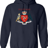 Is Your Pussy Gluten Free Hoodie - Retro Graphic Pullover Hoodie for Men & Women - Navy
