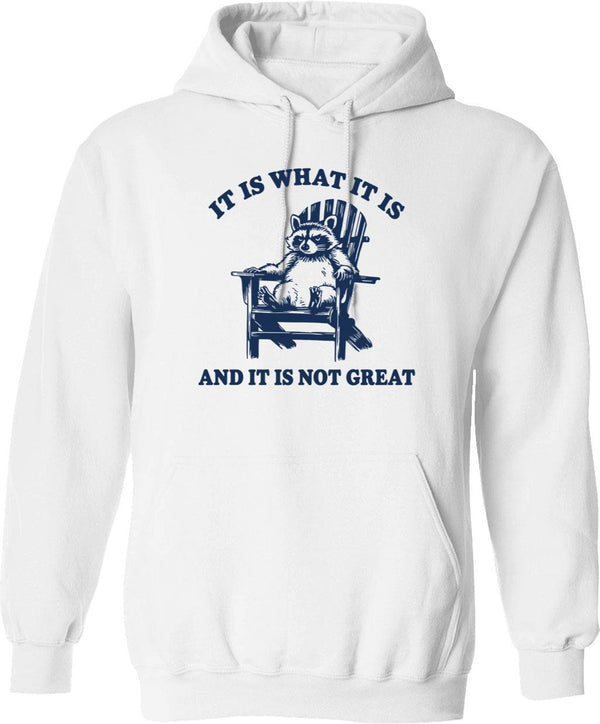 It Is What It Is And It Is Not Great Memes (2) Hoodie - White