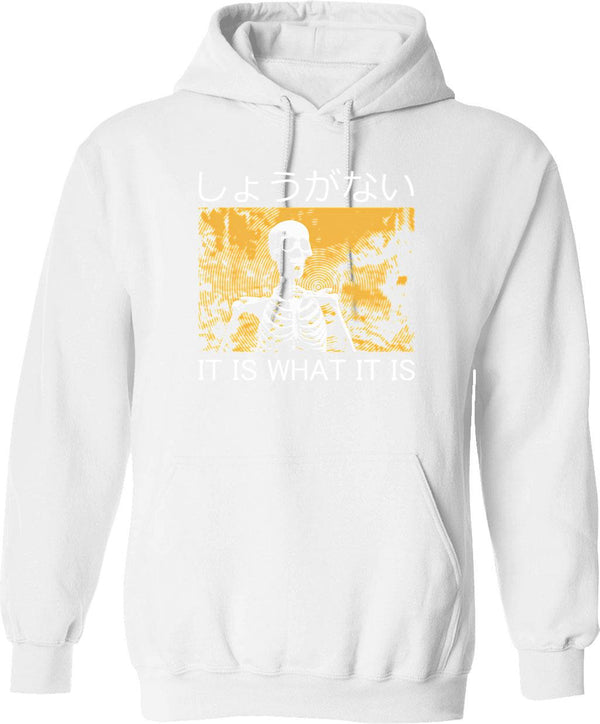 It Is What It Is Frog Hoodie - White