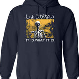 It Is What It Is Frog Hoodie - Navy