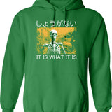 It Is What It Is Frog Hoodie - Green