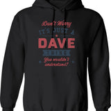 It's A Chris Thing Hoodie - Retro Graphic Pullover Hoodie for Men & Women - Black