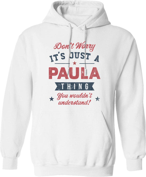 It's A Mike Thing Hoodie - Retro Graphic Pullover Hoodie for Men & Women - White