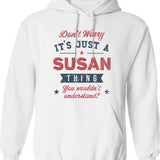 It's A Paula Thing Hoodie - Retro Graphic Pullover Hoodie for Men & Women - White
