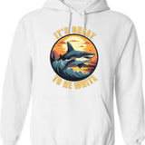 It's Britknee Shirt Hoodie - Retro Graphic Pullover Hoodie for Men & Women - White