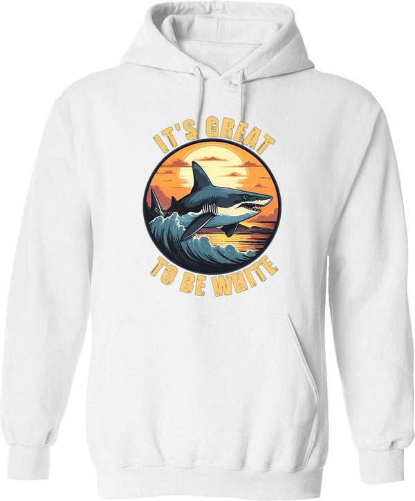 It's Britknee Shirt Hoodie - Retro Graphic Pullover Hoodie for Men & Women - White