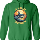 It's Britknee Shirt Hoodie - Retro Graphic Pullover Hoodie for Men & Women - Green