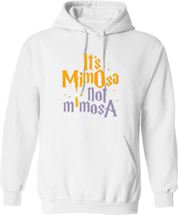 It's Mimosa Not Mimosa Funny Vintage Hoodie - White