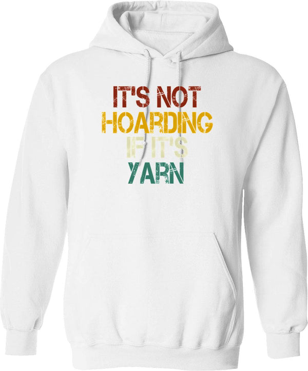 It's Not Hoarding If It's Books Hoodie - White