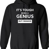 It's Really Too Unfair Hoodie - Retro Graphic Pullover Hoodie for Men & Women - Black
