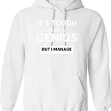 It's Really Too Unfair Hoodie - Retro Graphic Pullover Hoodie for Men & Women - White