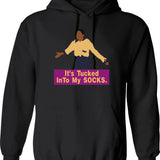It's Tough Being A Genius But I Manage Funny Rude Mens Lady's Hoodie - Black