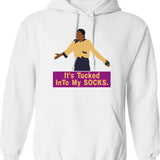 It's Tough Being A Genius But I Manage Funny Rude Mens Lady's Hoodie - White