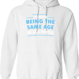 It's Tucked Into My Socks Hoodie - Retro Graphic Pullover Hoodie for Men & Women - White