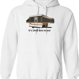 Italians Do It Better Hoodie - Retro Graphic Pullover Hoodie for Men & Women - White