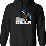 J Cole Rapper Vintage Rap Music (1) Hoodie - Black