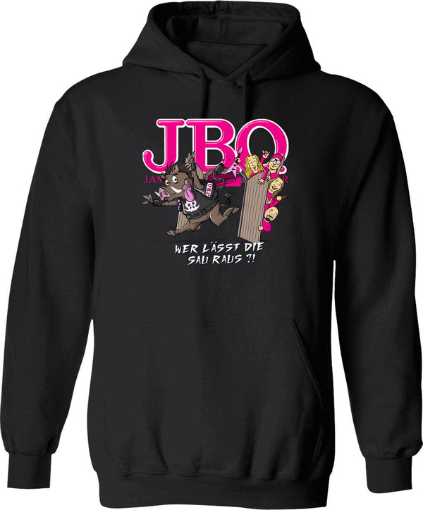 J.b.o Bands Art Funny Hoodie - Sarcastic Humor Graphic Hoodie - Black