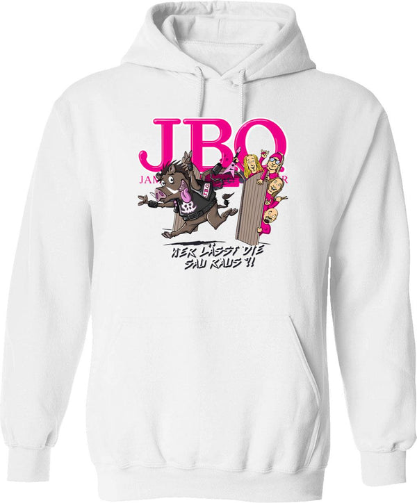 J.b.o Bands Art Funny Hoodie - Sarcastic Humor Graphic Hoodie - White
