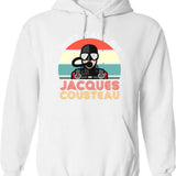 Jacques Cousteau Scuba Diving Legend Funny Quotes Classic Hoodie - White