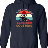 Jacksonville Beach Surf Paradise Hoodie - Retro Graphic Pullover Hoodie for Men & Women - Navy