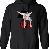 Jan Zizka Kcd2 Vintage Hoodie - Retro Graphic Cosy Pullover - Black
