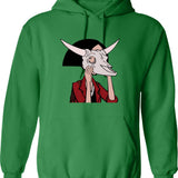 Jan Zizka Kcd2 Vintage Hoodie - Retro Graphic Cosy Pullover - Green