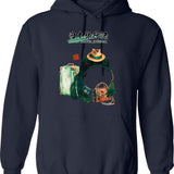 Jane Lane (1) Hoodie - Retro Graphic Pullover Hoodie for Men & Women - Navy
