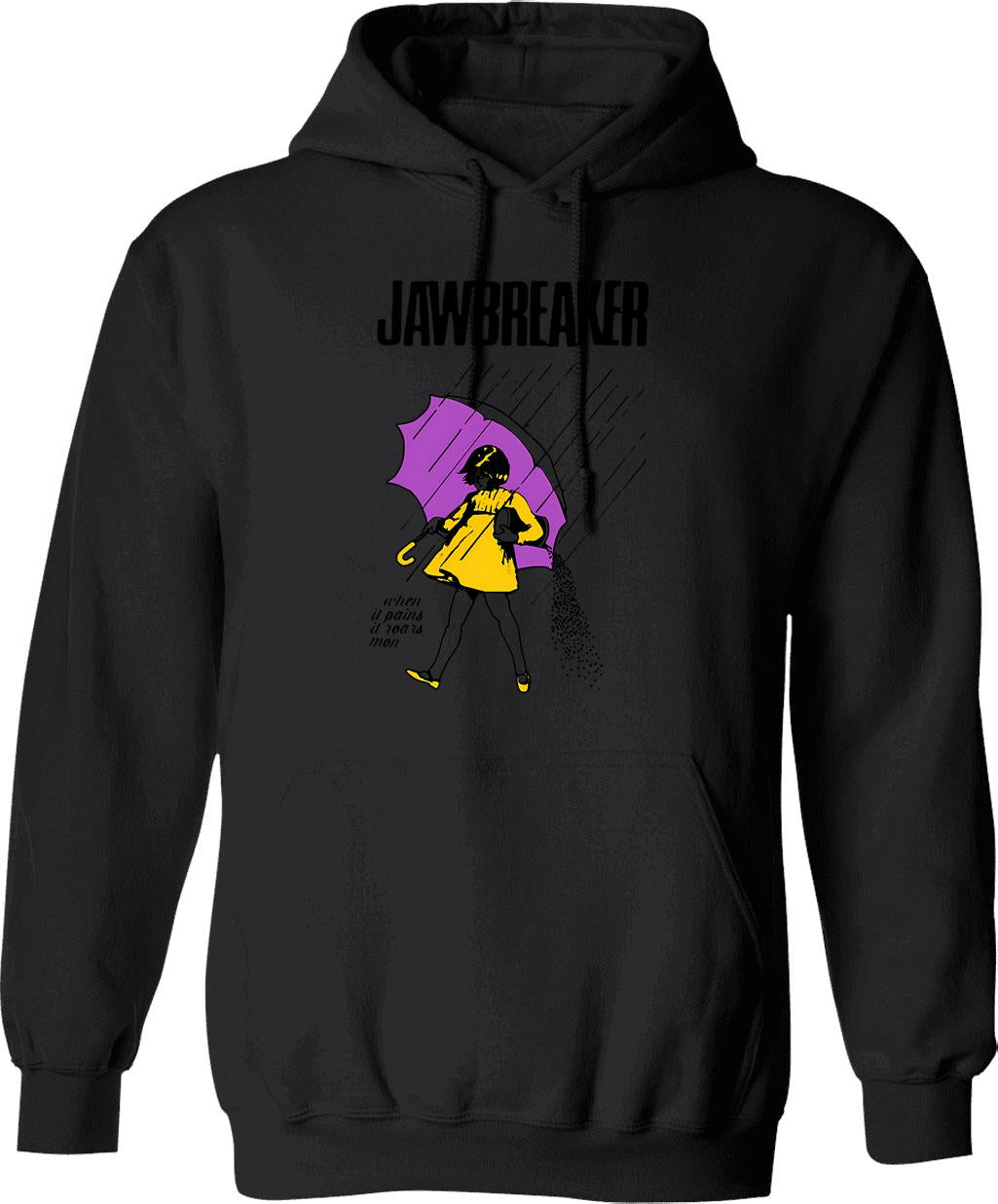 Jawbreaker ( Black ) Hoodie - Retro Graphic Pullover Hoodie for Men & Women - Black