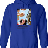 Jawbreaker ( White ) Hoodie - Retro Graphic Pullover Hoodie for Men & Women - Blue