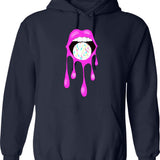 Jawbreaker (1) Hoodie - Retro Graphic Pullover Hoodie for Men & Women - Navy