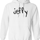 Jeffy Graphic Pullover Hoodie - White