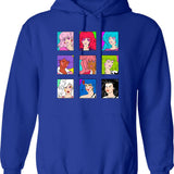 Jefferson Cleaners Move On Up Hoodie - Retro Graphic Pullover Hoodie for Men & Women - Blue