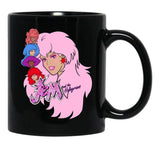 Jem and The Holograms Classic Black Coffee Mug, Gift Coffee Mug - Black