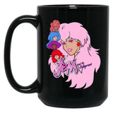 Jem and The Holograms Classic Black Coffee Mug, Gift Coffee Mug - Black