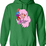Jem and The Holograms Classic Graphic Pullover Hoodie - Green