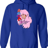 Jem and The Holograms Classic Graphic Pullover Hoodie - Blue