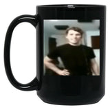 Jerma Slay Funny Blurry Image Black Coffee Mug, Gift Coffee Mug - Black