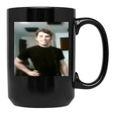 Jerma Slay Funny Blurry Image Black Coffee Mug, Gift Coffee Mug