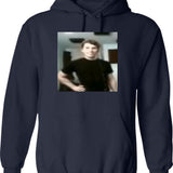 Jerma Slay Funny Blurry Image Graphic Pullover Hoodie - Navy