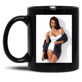 Jessica Alba Sexy Black Coffee Mug, Gift Coffee Mug