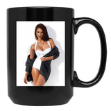Jessica Alba Sexy Black Coffee Mug, Gift Coffee Mug