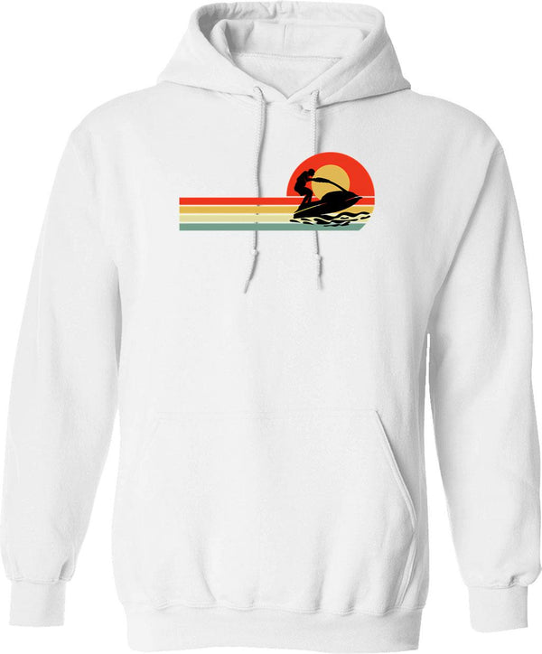 Jerry And The Bandit Hoodie - Retro Graphic Pullover Hoodie for Men & Women - White