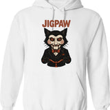 Jiffy Park Hoodie - Retro Graphic Pullover Hoodie for Men & Women - White