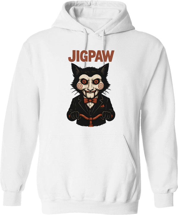 Jiffy Park Hoodie - Retro Graphic Pullover Hoodie for Men & Women - White