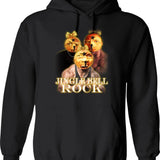 Jigpaw Hoodie - Retro Graphic Pullover Hoodie for Men & Women - Black
