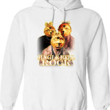 Jigpaw Hoodie - Retro Graphic Pullover Hoodie for Men & Women - White
