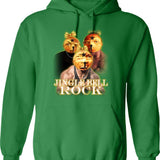 Jigpaw Hoodie - Retro Graphic Pullover Hoodie for Men & Women - Green